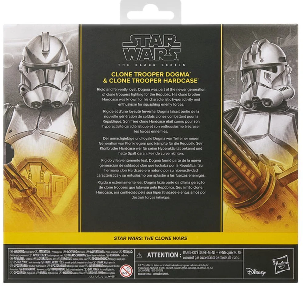 Hasbro Star Wars Clone Trooper Dogma & Clone Trooper Hardcase pack 2 figures 15cm