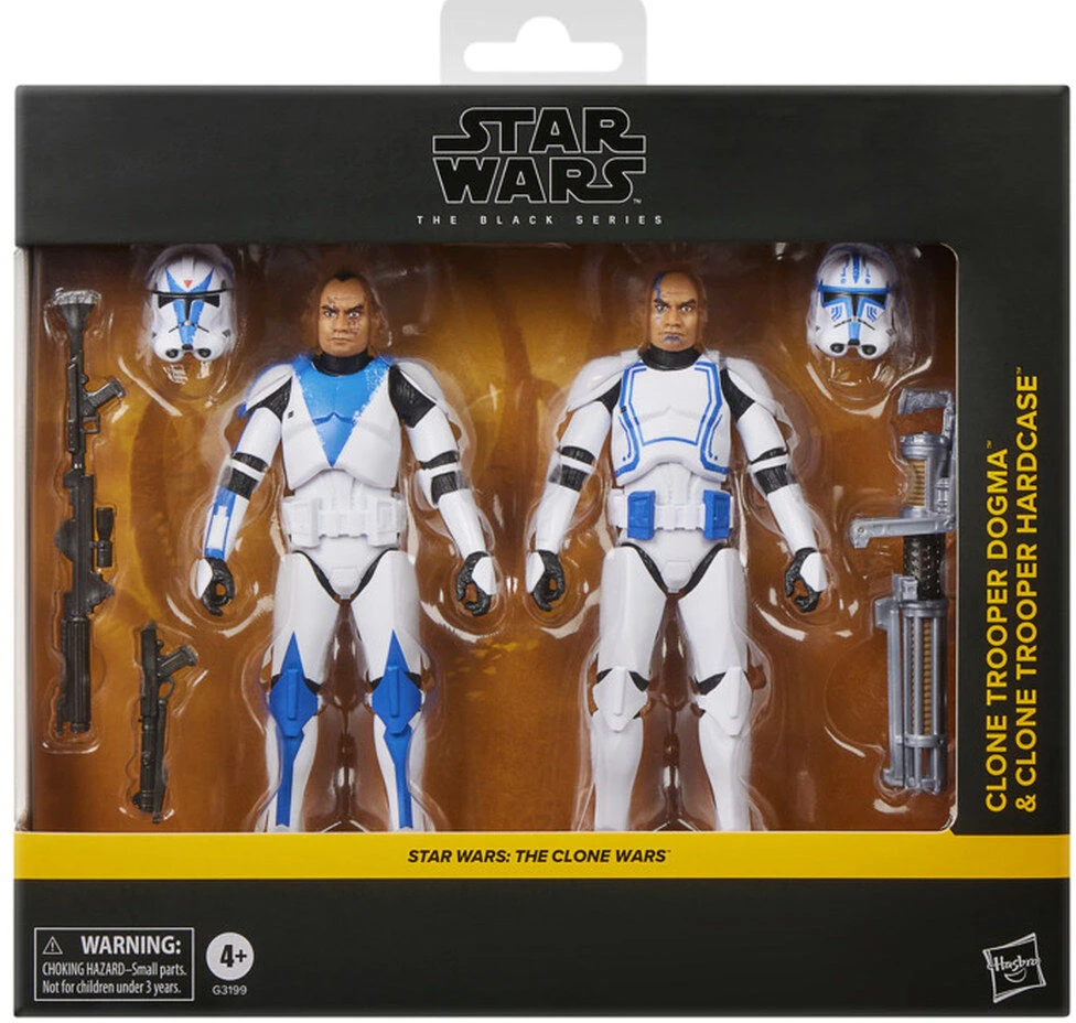 Hasbro Star Wars Clone Trooper Dogma & Clone Trooper Hardcase pack 2 figures 15cm