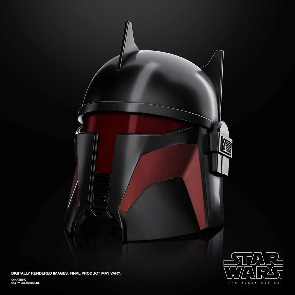 Kolekcionuojamas šalmas - Hasbro Star Wars The Juodas Series Moff Gideon Elektroninis šalmas