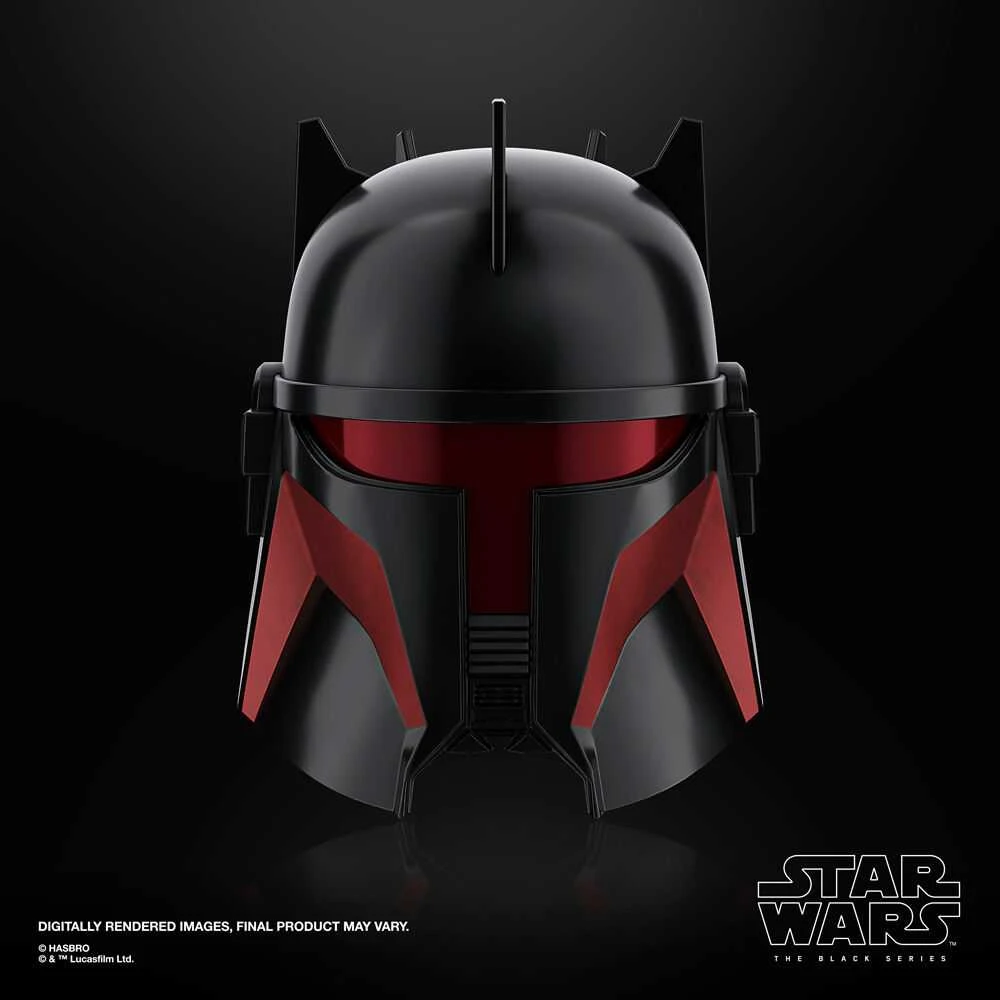 Kolekcionuojamas šalmas - Hasbro Star Wars The Juodas Series Moff Gideon Elektroninis šalmas