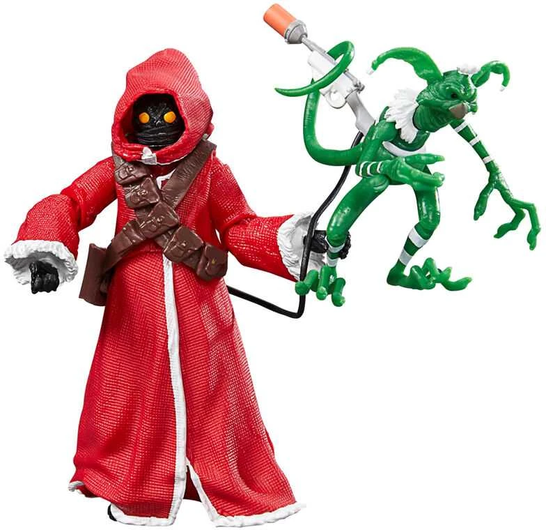 Hasbro Star Wars Jawa & Salacious B. Crumb Holiday Edition figures 15-10cm