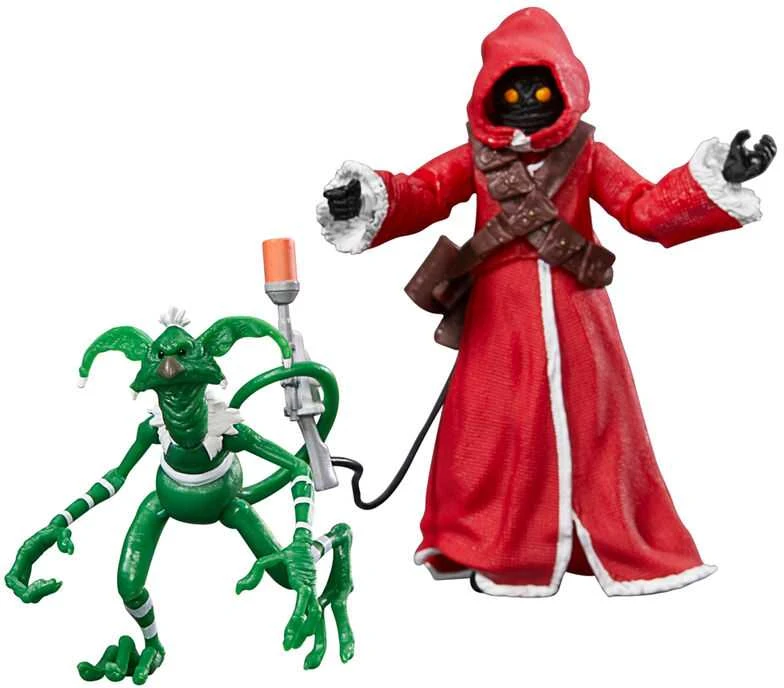 Hasbro Star Wars Jawa & Salacious B. Crumb Holiday Edition figures 15-10cm