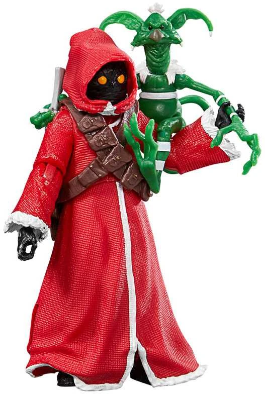 Hasbro Star Wars Jawa & Salacious B. Crumb Holiday Edition figures 15-10cm