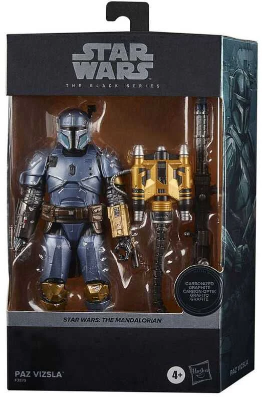 Hasbro Star Wars Juodas Series Paz Vizla Carbonized figure 15cm