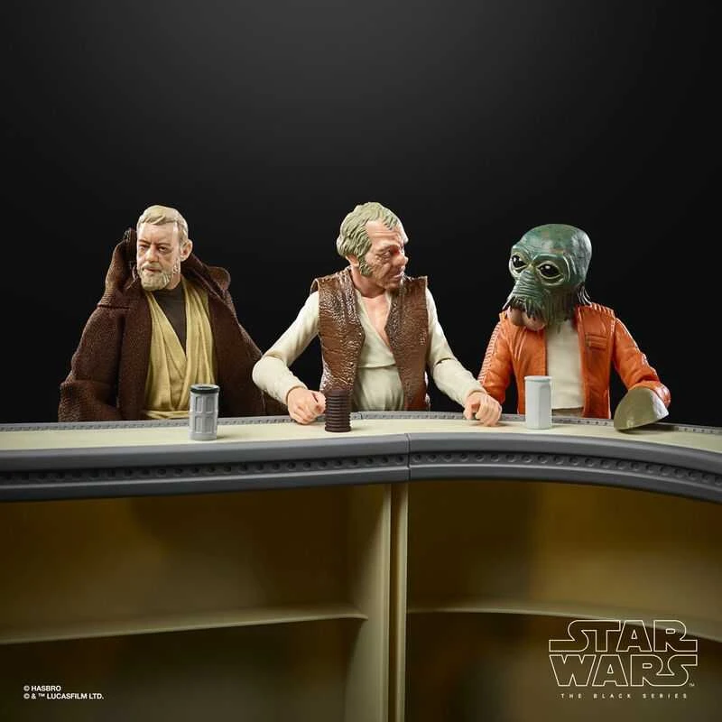 Hasbro Star Wars Juodas Series The Power Of The Force Cantina Showdown pack figure 15cm