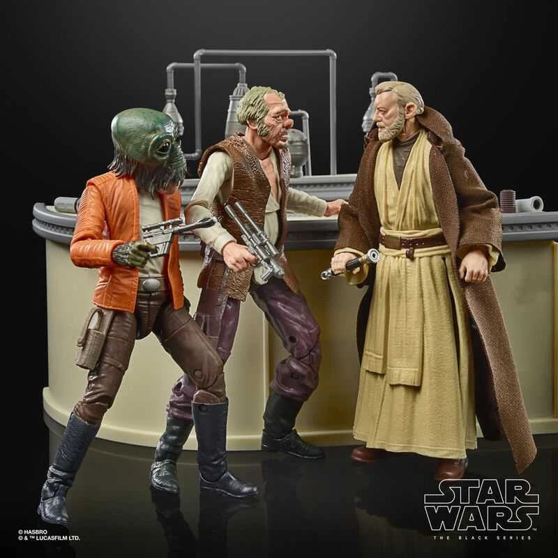 Hasbro Star Wars Juodas Series The Power Of The Force Cantina Showdown pack figure 15cm