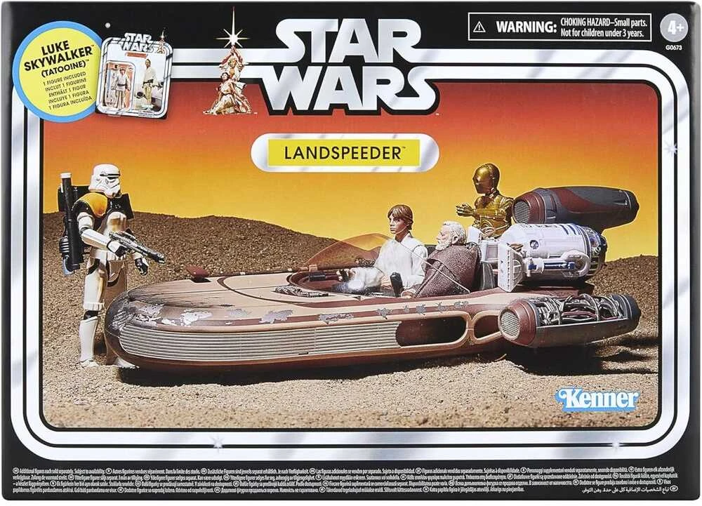 Hasbro Star Wars Landspeeder + Luke Skywalker figure