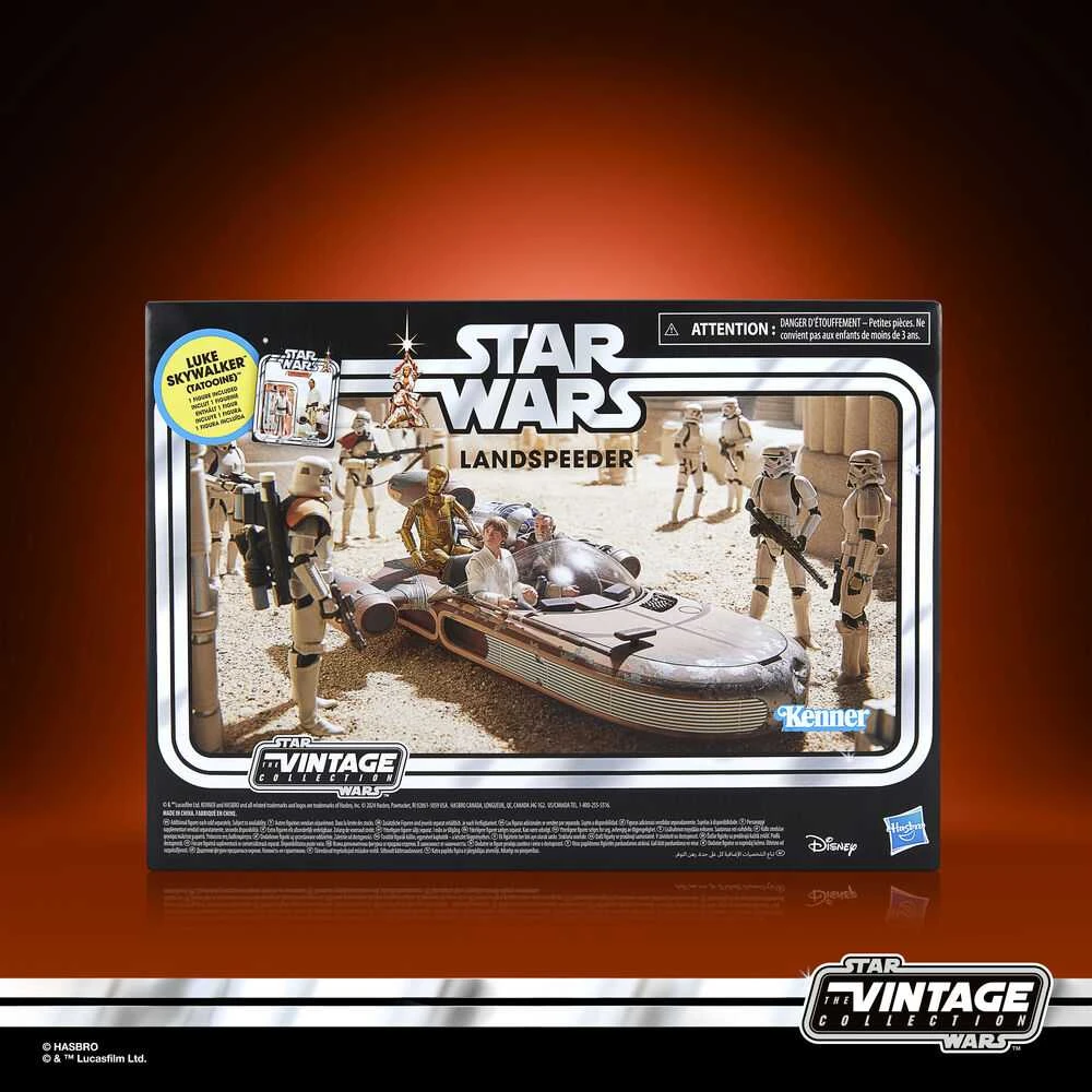 Hasbro Star Wars Landspeeder + Luke Skywalker figure