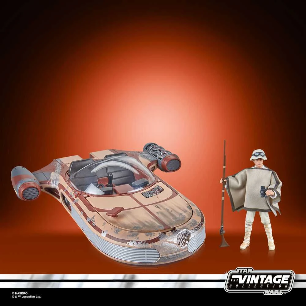 Hasbro Star Wars Landspeeder + Luke Skywalker figure