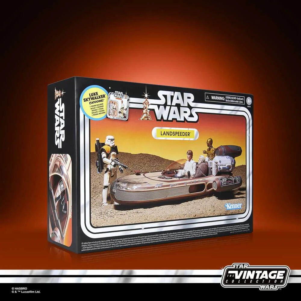 Hasbro Star Wars Landspeeder + Luke Skywalker figure