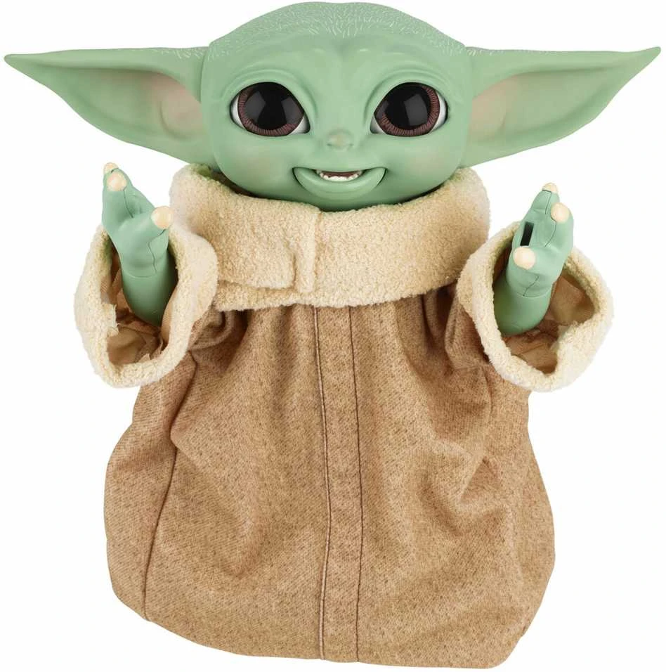 Hasbro Star Žvaigždžių karų SW interaktyvus žaislas Galaktikos užkandžių Grogu 23,5 cm