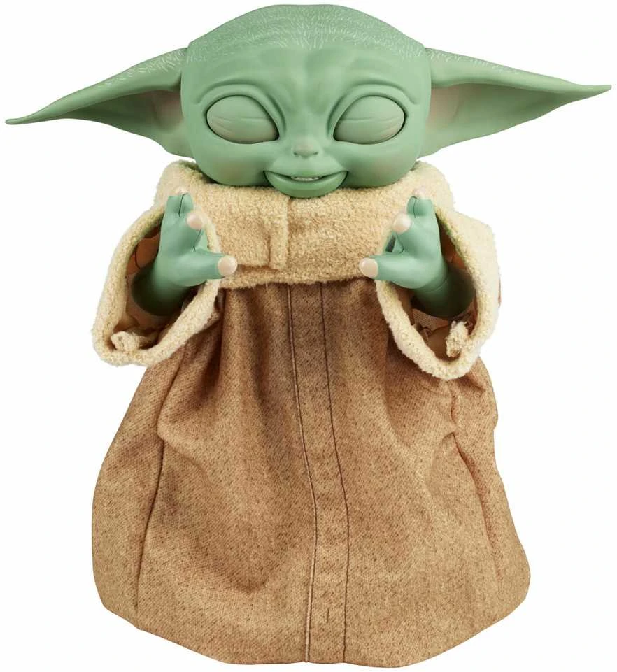 Hasbro Star Žvaigždžių karų SW interaktyvus žaislas Galaktikos užkandžių Grogu 23,5 cm