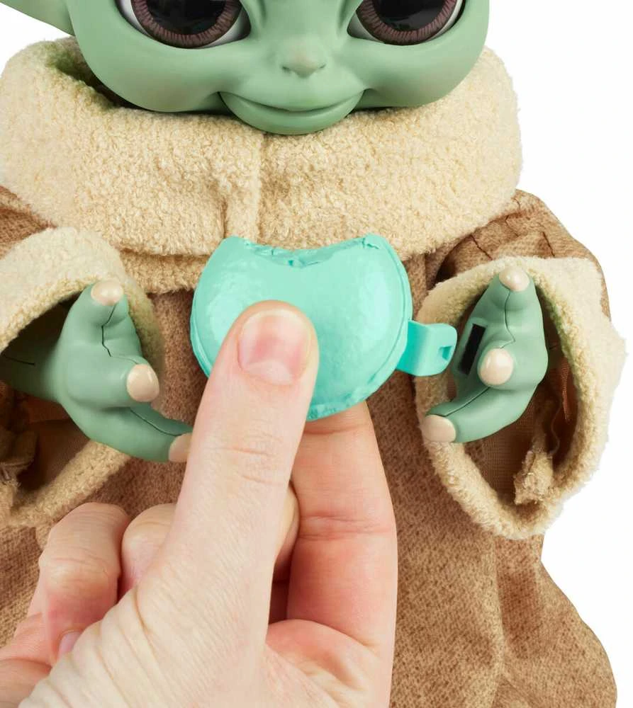 Hasbro Star Žvaigždžių karų SW interaktyvus žaislas Galaktikos užkandžių Grogu 23,5 cm