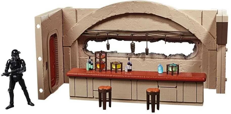 Hasbro Star Wars Mandalorian Nevarro Cantina + Imperial Death Trooper figure set