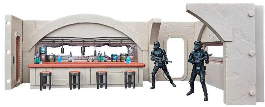 Hasbro Star Wars Mandalorian Nevarro Cantina + Imperial Death Trooper figure set