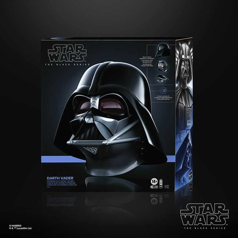 Hasbro Star Wars The Juodas Series Darth Vader Premium Elektroninis Šalmas