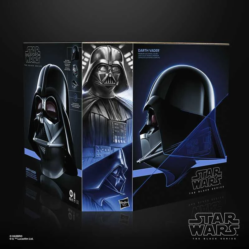 Hasbro Star Wars The Juodas Series Darth Vader Premium Elektroninis Šalmas