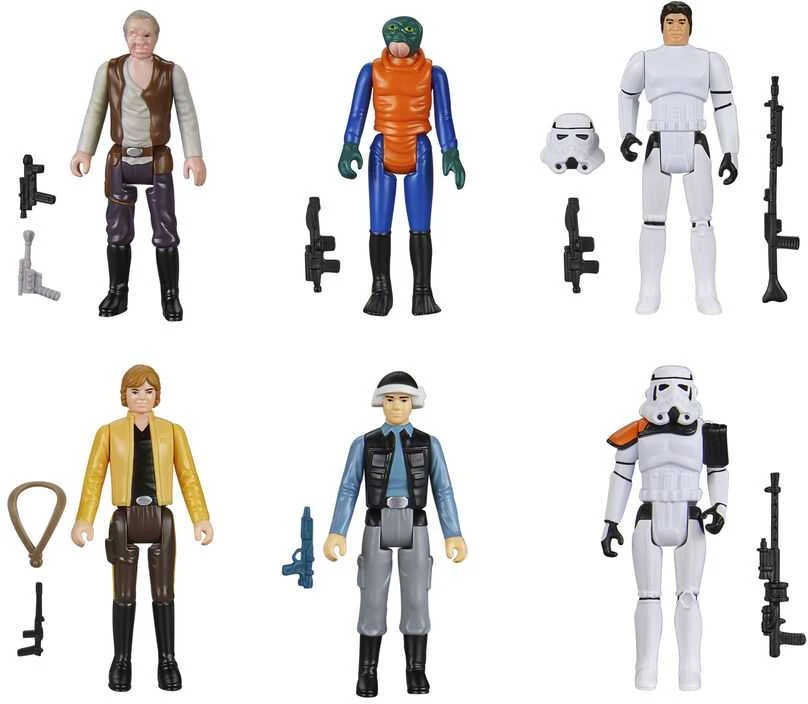 Hasbro Star Wars set 6 figures 9,5cm