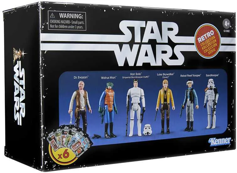 Hasbro Star Wars set 6 figures 9,5cm