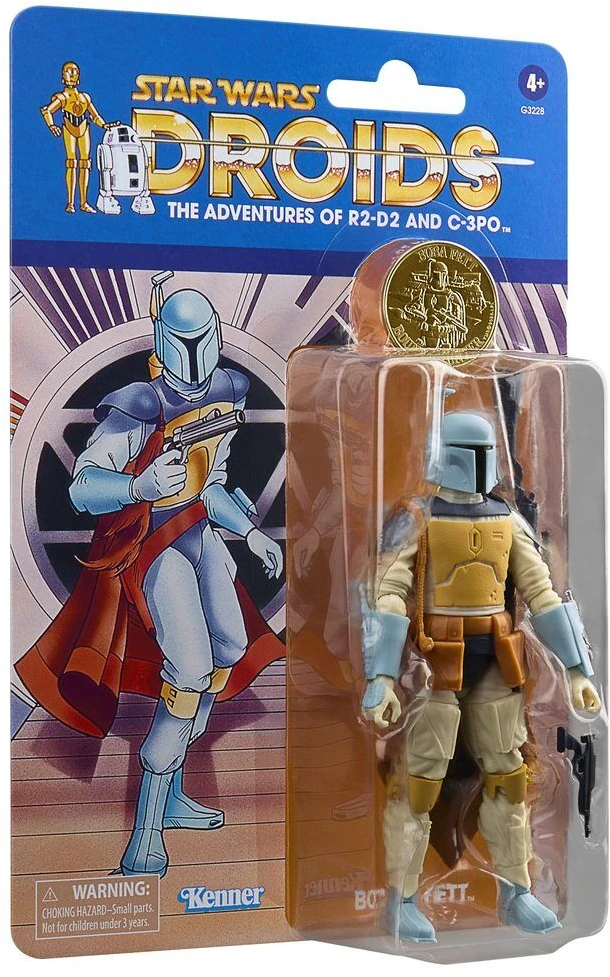 Hasbro Star Wars The Adventures Of R2-D2 And C-3PO Boba Fett figure 15cm