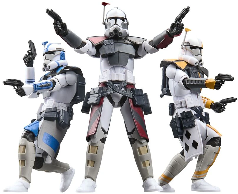 Hasbro Star Wars The Juodas Series Star Wars The Clone Wars set 3 figures 15cm