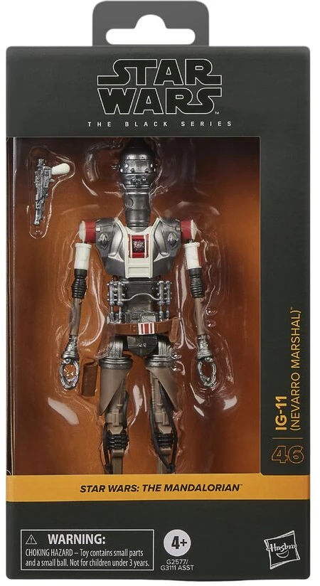 Hasbro Star Wars The Mandalorian & Grogu IG-11 Nevarro Marshal figure 15cm
