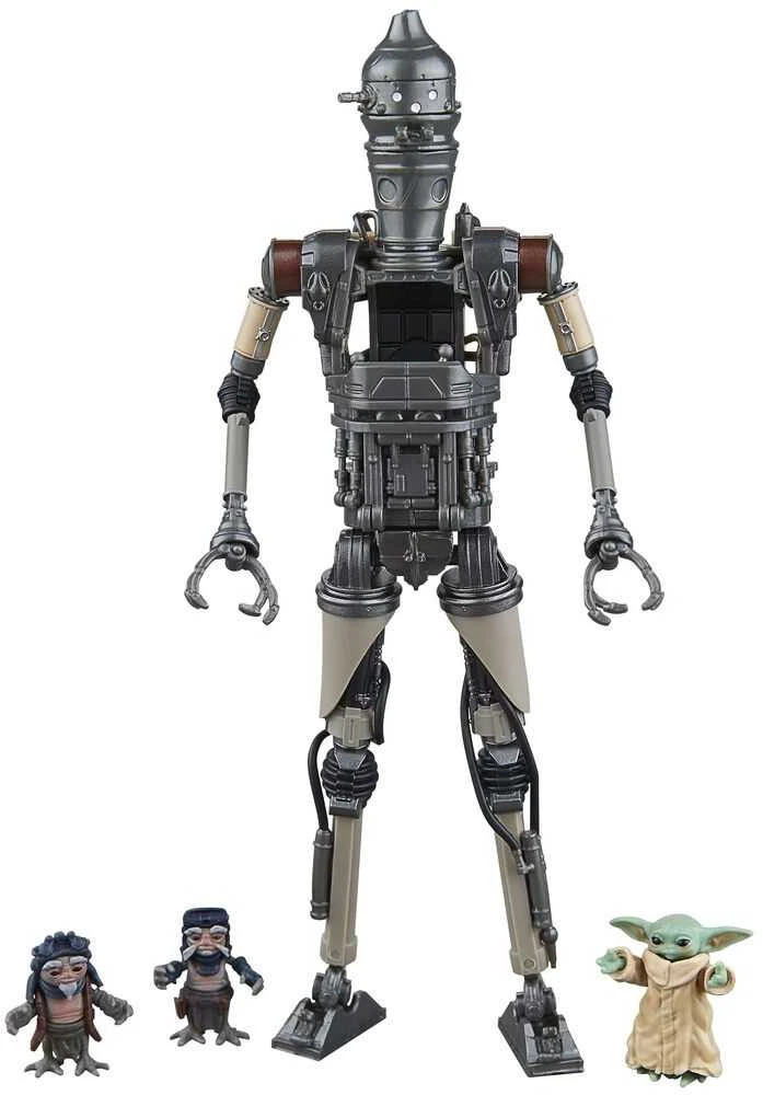 Hasbro Star Wars The Mandalorian IG-12 & Grogu set figures 15cm