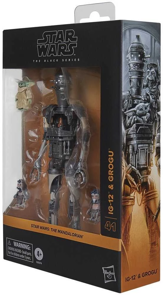 Hasbro Star Wars The Mandalorian IG-12 & Grogu set figures 15cm