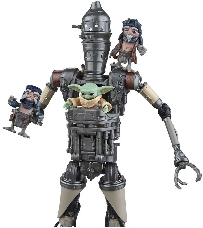 Hasbro Star Wars The Mandalorian IG-12 & Grogu set figures 15cm