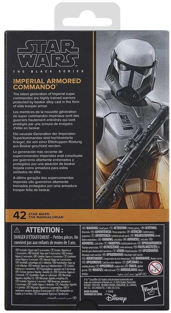 Hasbro Star Wars The Mandalorian Imperial Armored Commando figure 15cm