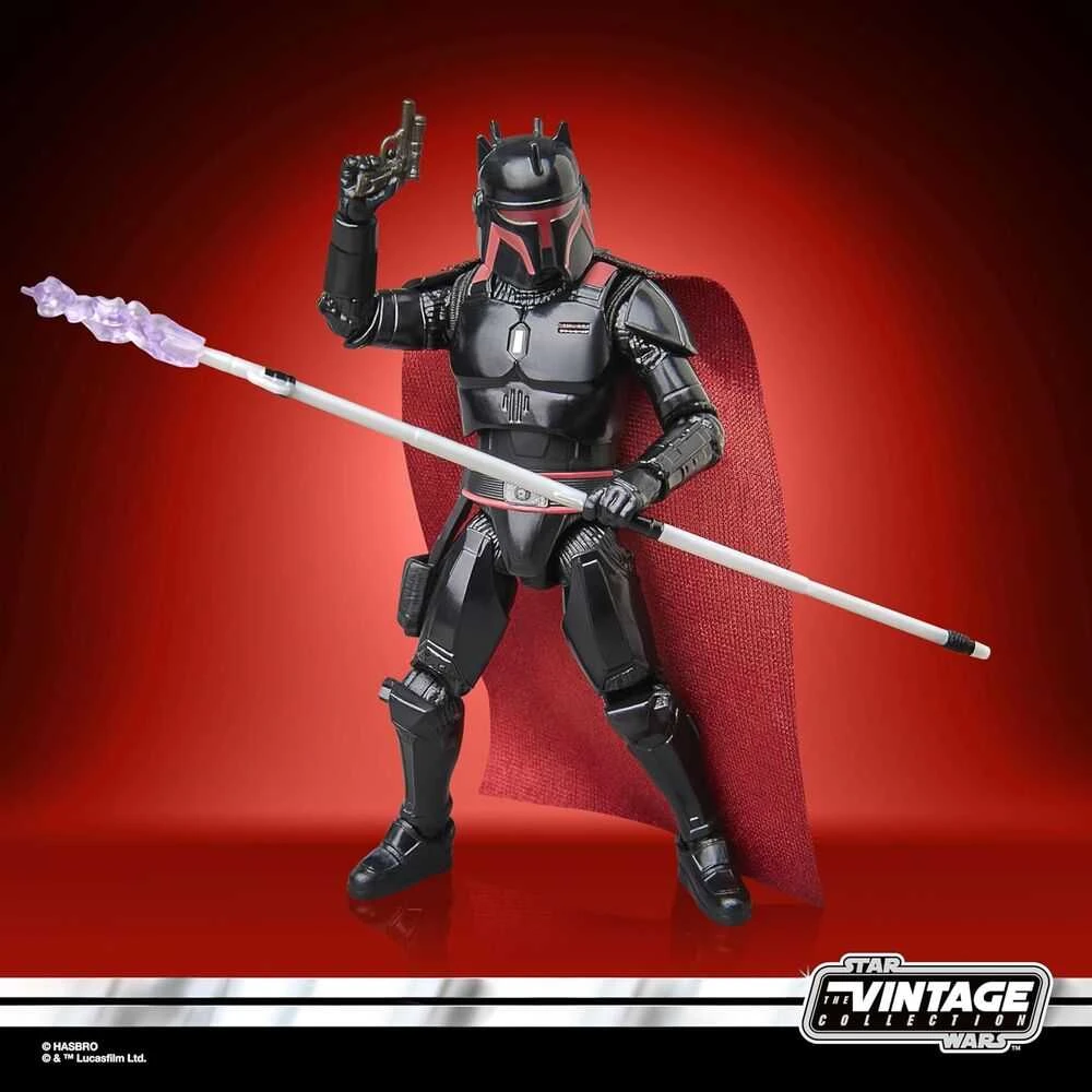 Hasbro Star Wars The Mandalorian Moff Gideon Dark Trooper Armor figure 9,5cm