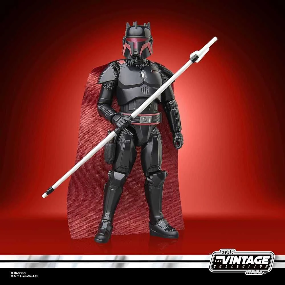 Hasbro Star Wars The Mandalorian Moff Gideon Dark Trooper Armor figure 9,5cm