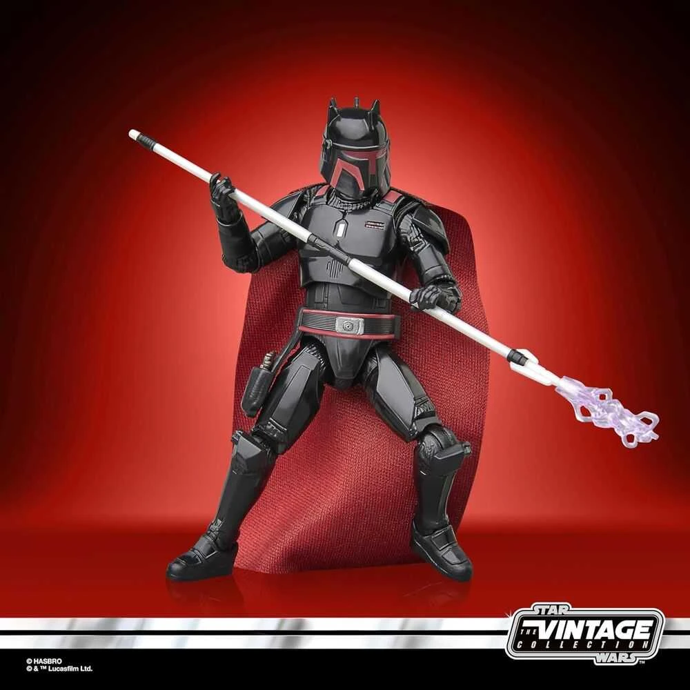 Hasbro Star Wars The Mandalorian Moff Gideon Dark Trooper Armor figure 9,5cm