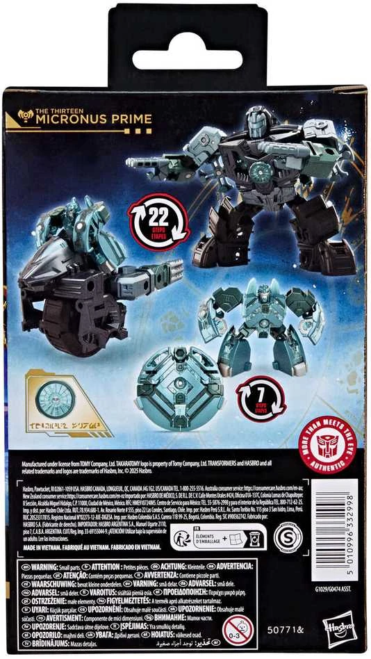 Hasbro Transformers Age of the Primes Micronus Prime figure 14cm