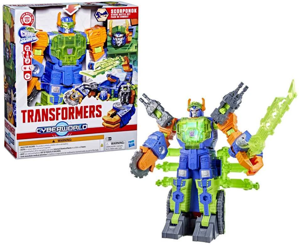 TRANSFORMERS Cyberworld figūrėlė Scorponok Strike Battle, 35 cm