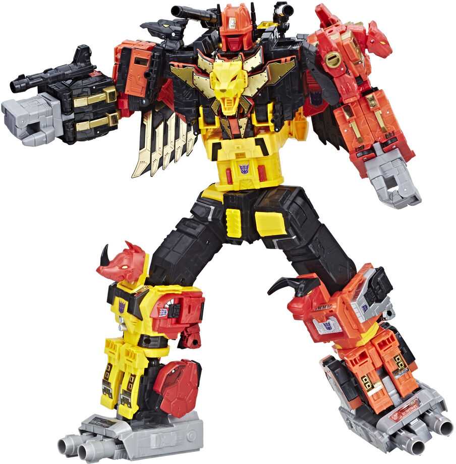 Hasbro Transformers Power of the Primes Predaking Combiner set figures