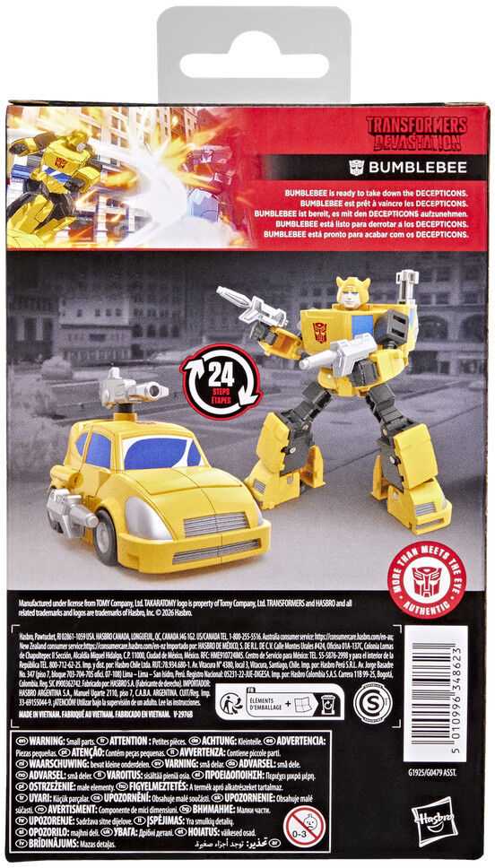 Hasbro Transformers Studio Series - Transformers Devastation Deluxe Class Bumblebee figure 10,5cm