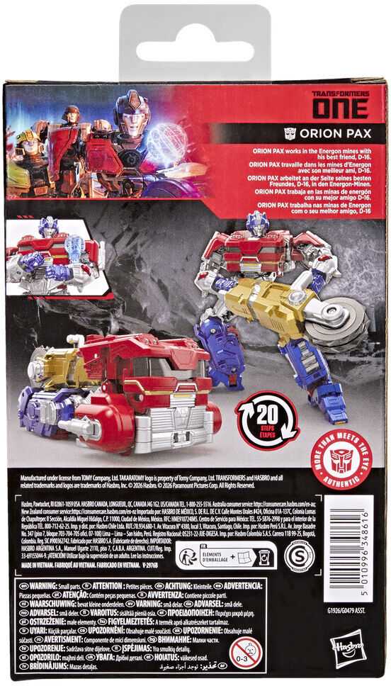 Hasbro Transformers Studio Series - Transformers One Deluxe Class Orion Pax figure 12,5cm