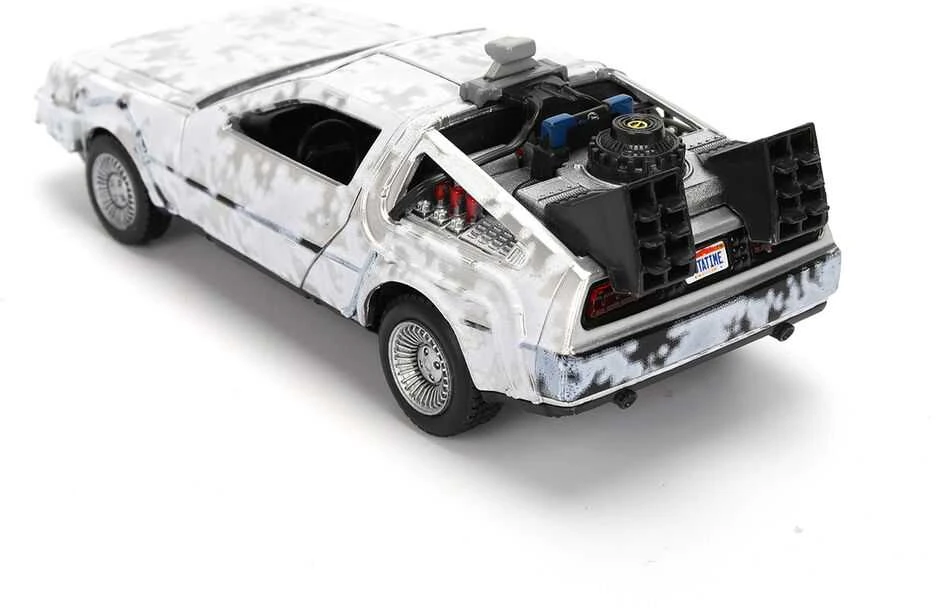 Jada Toys Back to the Future 40th Anniversary Time Machine Ice Effect Dlorean replica