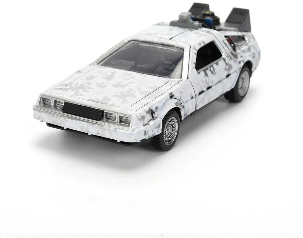 Jada Toys Back to the Future 40th Anniversary Time Machine Ice Effect Dlorean replica