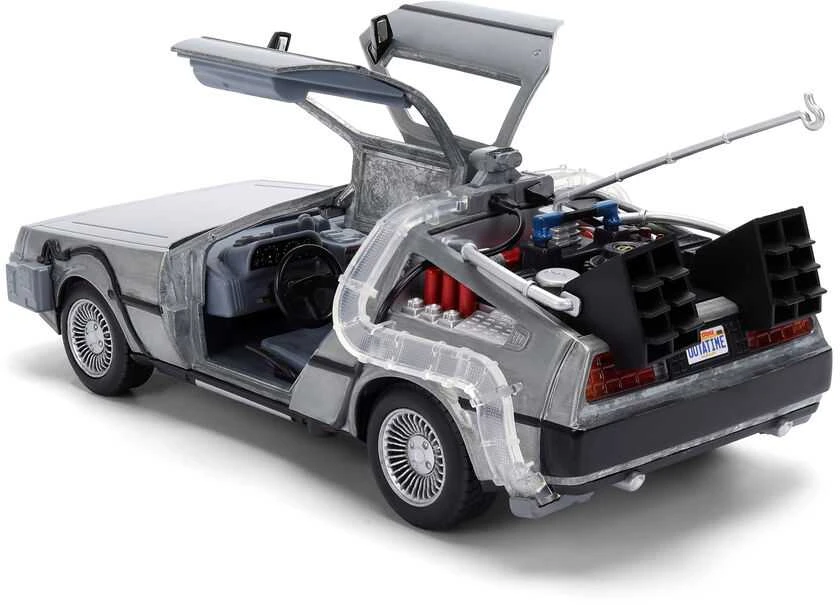 Jada Toys Back to the Future 40th Anniversary Time Machine Hollywood Rides Dlorean replica
