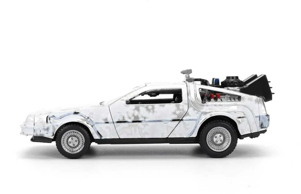 Jada Toys Back to the Future 40th Anniversary Time Machine Ice Effect Dlorean replica
