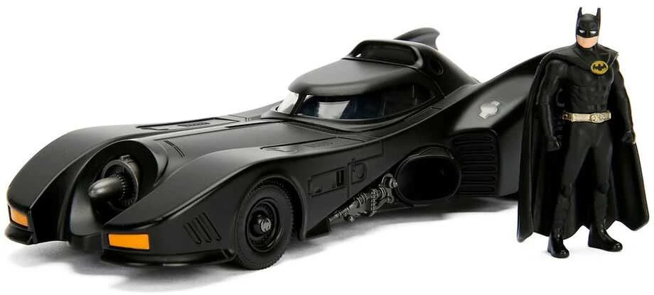 Jada žaislinis automobilis Metals Die Cast Betmobile ir Betmenas