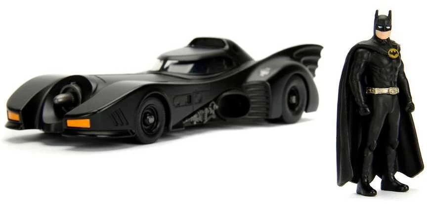 Jada žaislinis automobilis Metals Die Cast Betmobile ir Betmenas