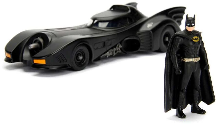 Jada žaislinis automobilis Metals Die Cast Betmobile ir Betmenas