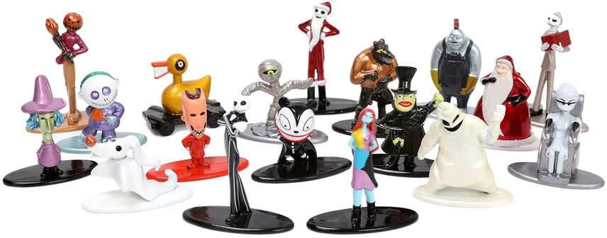Jada Toys Disney Nightmare Before Christmas metalfigs pack 18 figures 4cm