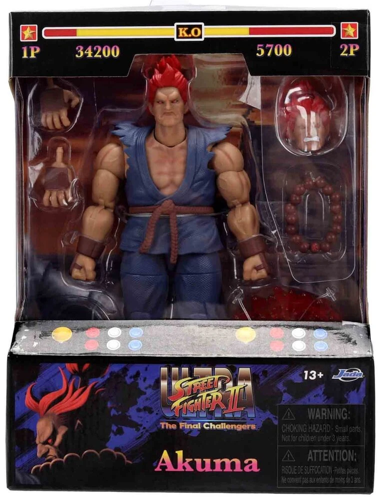 Jada Toys Street Fighter II Akuma figure 17cm