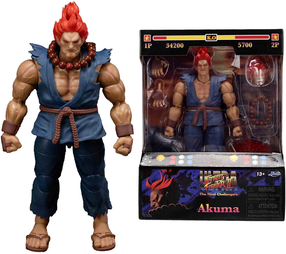 Jada Toys Street Fighter II Akuma figure 17cm