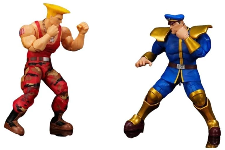 Jada Toys Street Fighter II Guile y Bison pack 2 figures 15cm