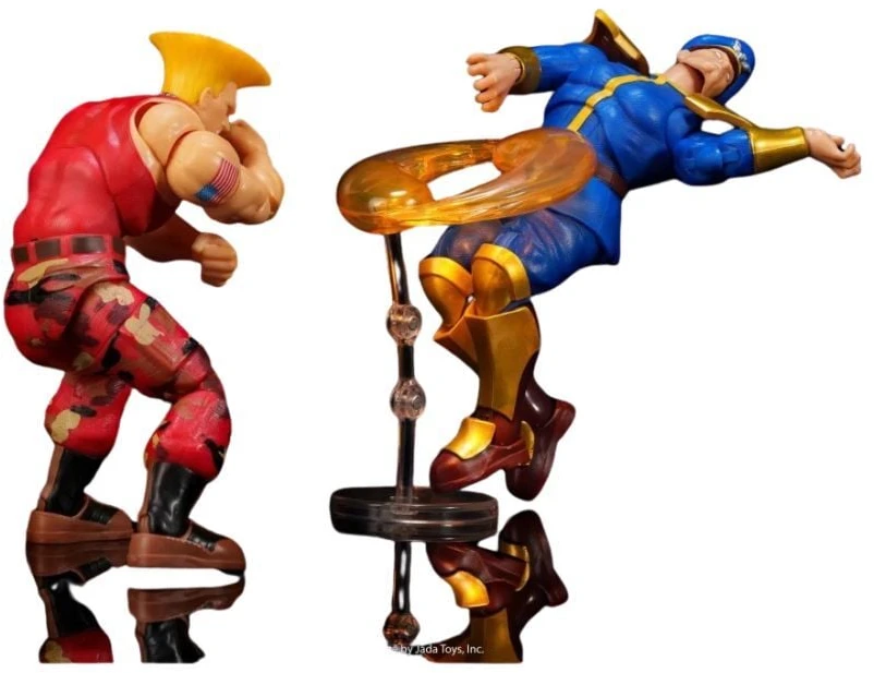 Jada Toys Street Fighter II Guile y Bison pack 2 figures 15cm